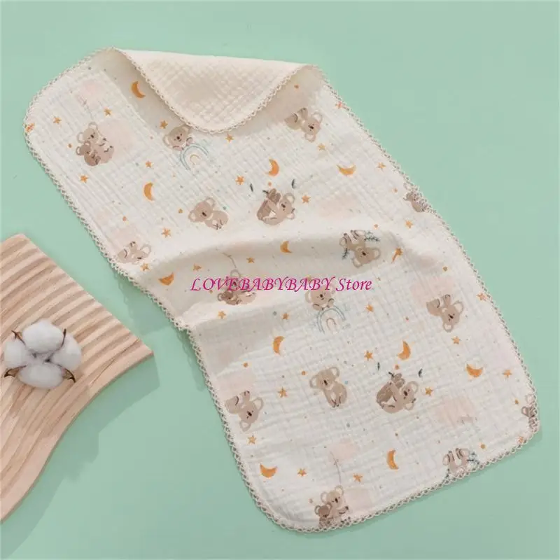 Baby Hand Towel Cartoon Solid Bath Towel High-absorbent Square Face Towel Infant Washing Towel Soft Breathable Towel 4XBC