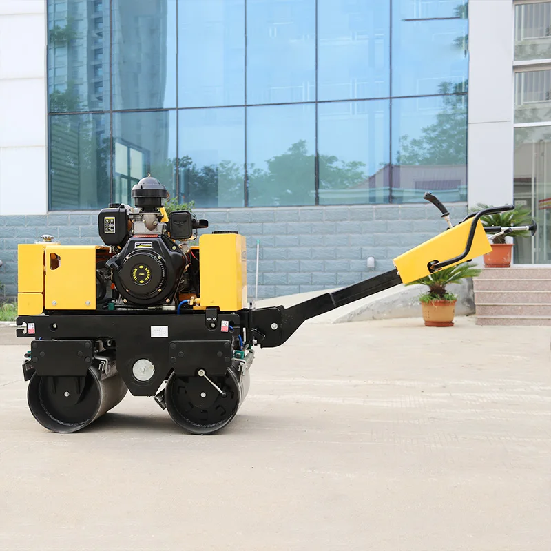 Mini Vibratory Asphalt Roller Hydraulic Compaction Equipment For Civil Construction Applications