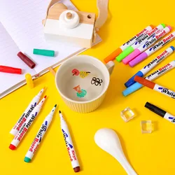 Stylo de peinture à l'eau magique pour enfants, marqueurs colorés, stylo à encre flottante, stylos à eau chaude, jouets d'éducation précoce Montessori