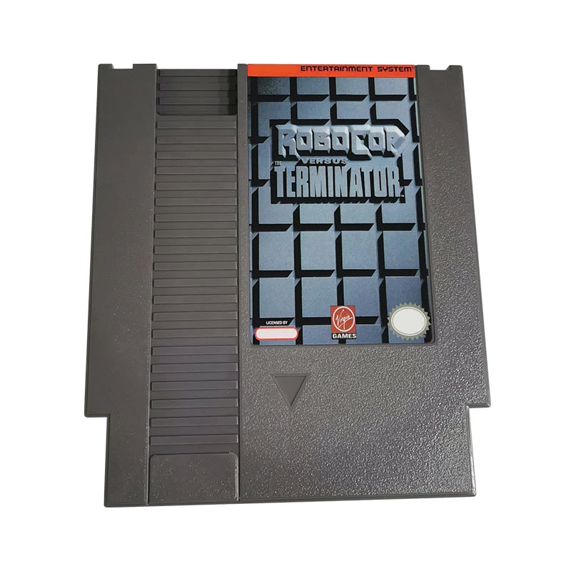 8 Bit Game Card  - RoboCop Vs Terminator - NES Cartridge - For Retro Classic Famciom NES Game Console - Region Free