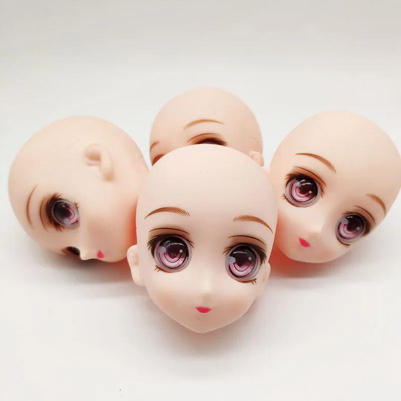 New Arrival Doll Accessories BJD Doll Head DIY Doll Head With Eyes