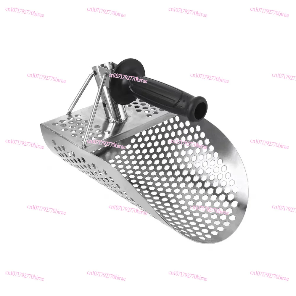 

Stainless steel sand shovel gold panning outdoor treasure hunting beach sea metal detection manufacturer supply with long pole