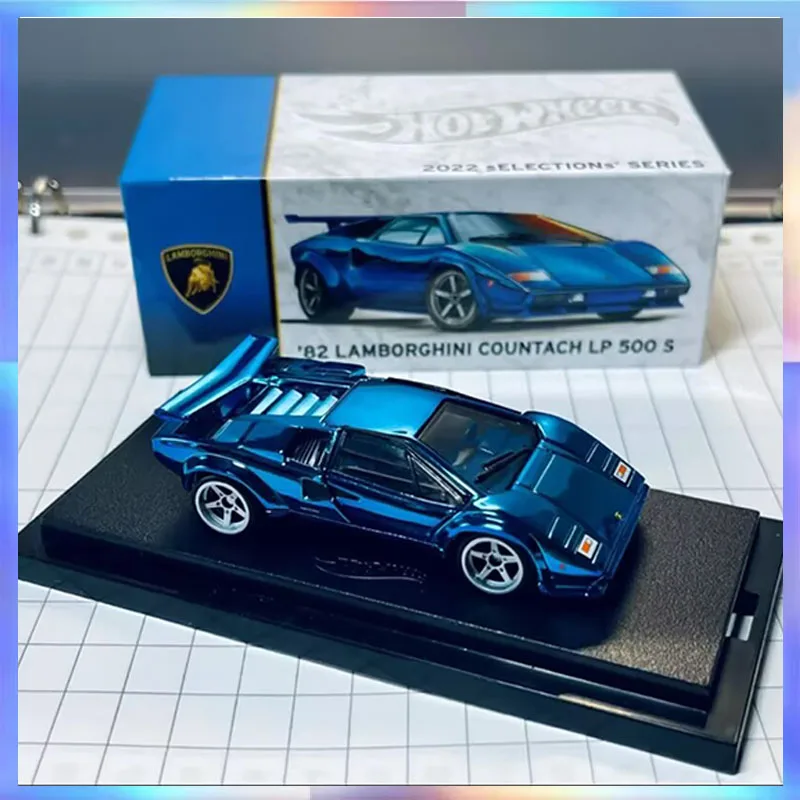 

1/64 Hot Wheels Red Line Car Model RLC LAMBORGHINI Countach LP500S Model Limitied Collectible Model Room Ornament Boy Toy Gift