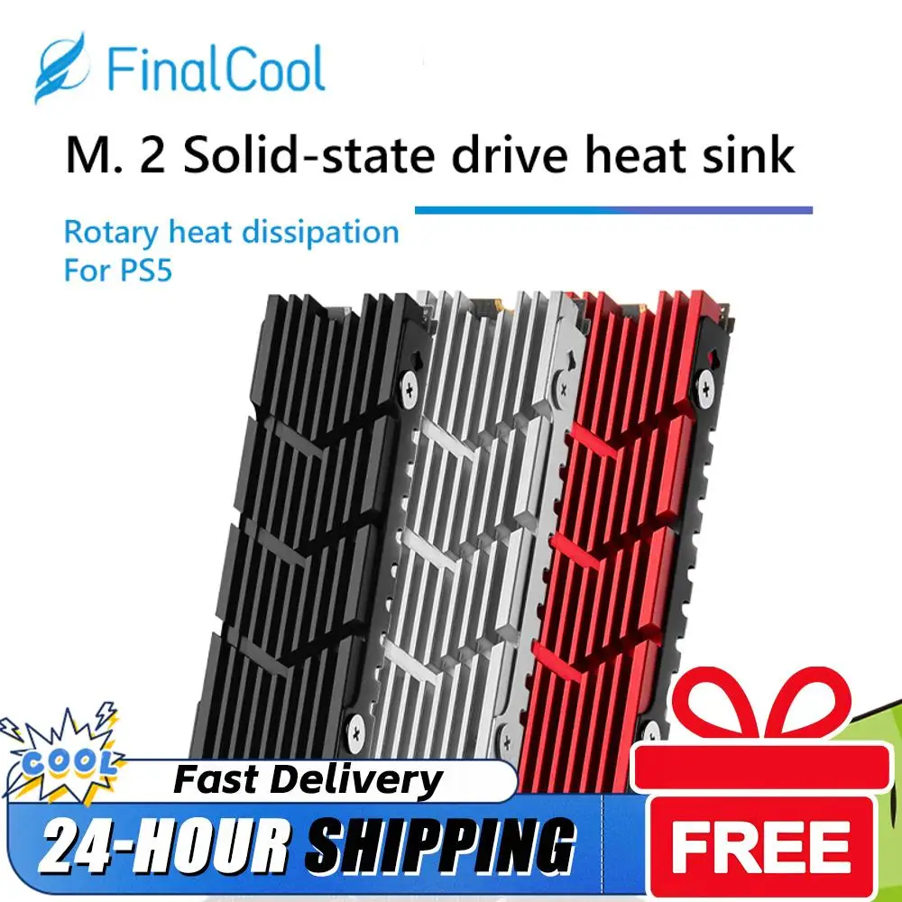 

For Desktop PC PS5 M.2 SSD HeatSink Heat sink NVME NGFF M.2 2280 SSD Hard Disk Aluminum Heat Sink Radiator Thermal Cooling Pad
