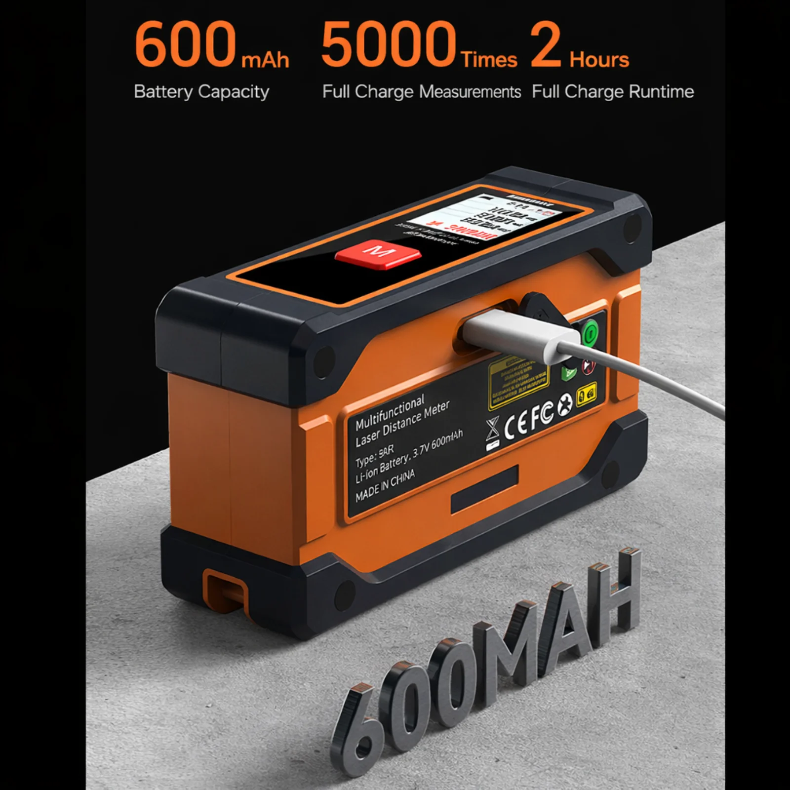 SNDWAY 4-in-1 Laser Distance Measure with Tape, Dual-Sided Color Screen, Green Laser Level, Steel Tape Multi-Mode Measuring Tool