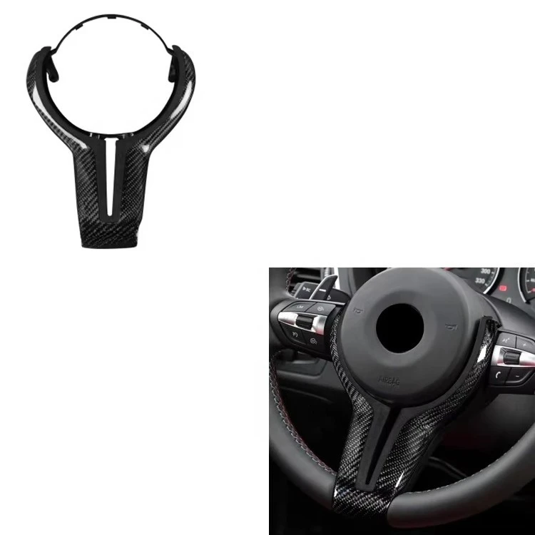 

For Alcantara Carbon Fiber Steering Wheel Replacement Cover for BMW M Series F80 F82 F10 F12 M3 M4 M5 X6M Car Interior Accessory