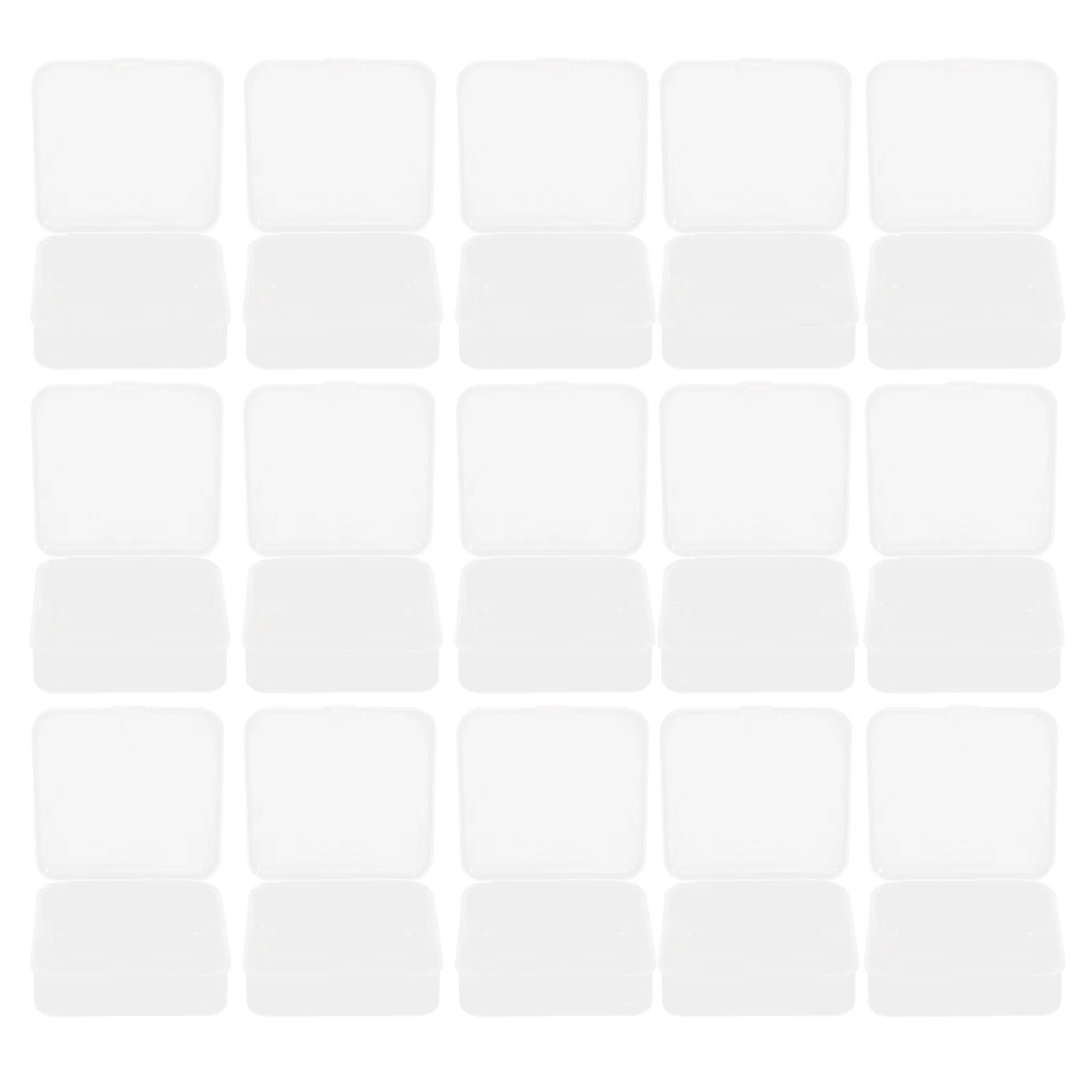 

32Pcs Transparent Nail Tips Organizer Storage Box Large Capacity Fake Nail Pieces Holder for Salon Manicure Tools