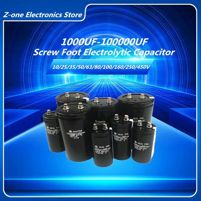 

Screw Foot Electrolytic Capacitor 10V 25V 35V 50V 63V 80V 100V 250V Inverter 100000UF150000UF22000UF33000UF47000UF CD135