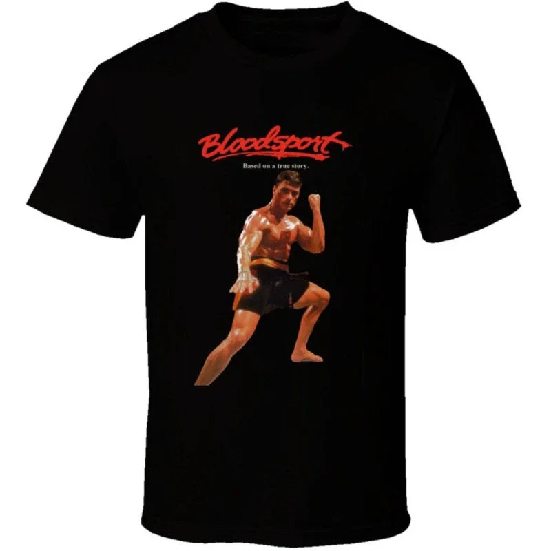 Bloodsport Van Damme Retro Fighting Movie T Shirt