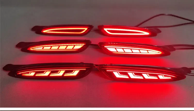 For Mazda CX-5 CX5 2022-2026 Car Rear Bumper Light Reflector Upgrade LED Sequential Turn Signal Driving Brake Lamp Accessories detail image 12