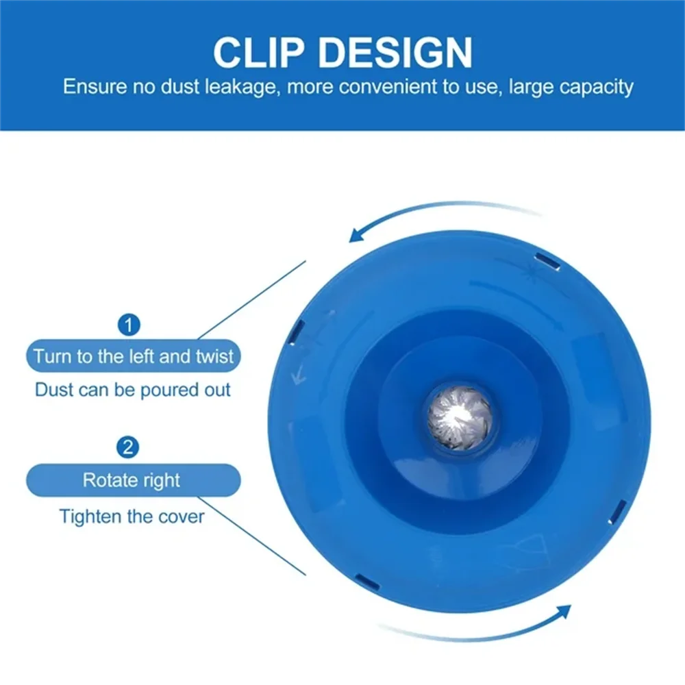 Electric Drill Dust Cover Bowl-Shaped Design Blue Drilling Accessories Shockproof Dust Catcher for 4-10mm Drill Bits image 4