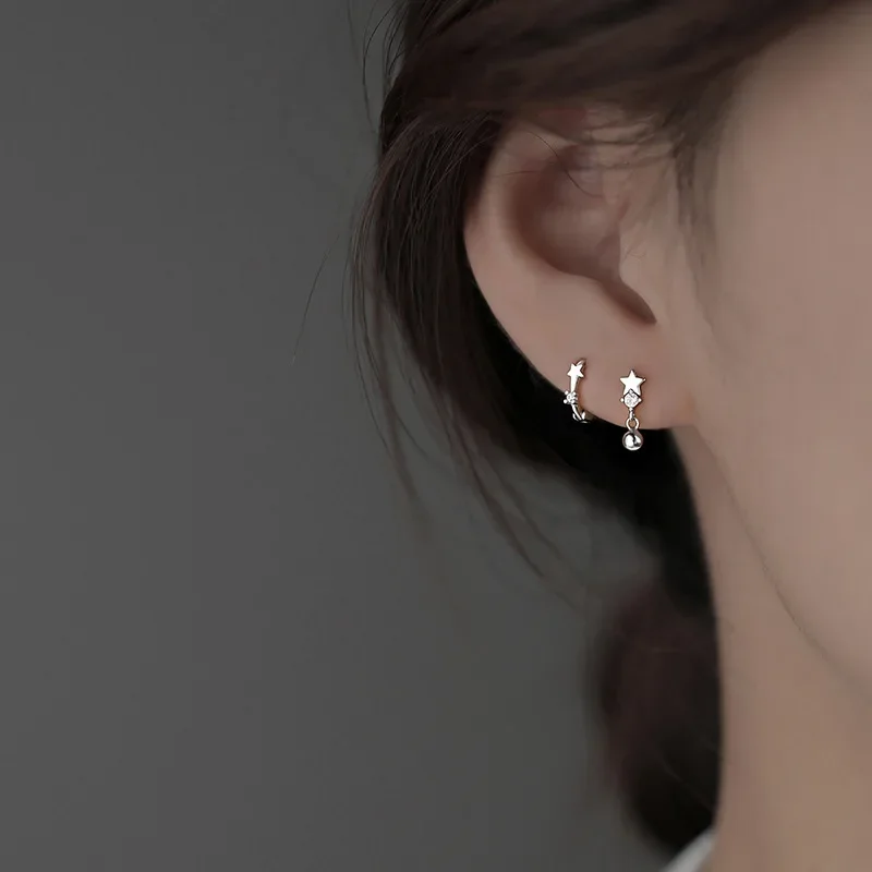 925 Sterling Silver Earrings  Zircon Earring Creative Hot Sexy Jewelry For Women Gift Customized
