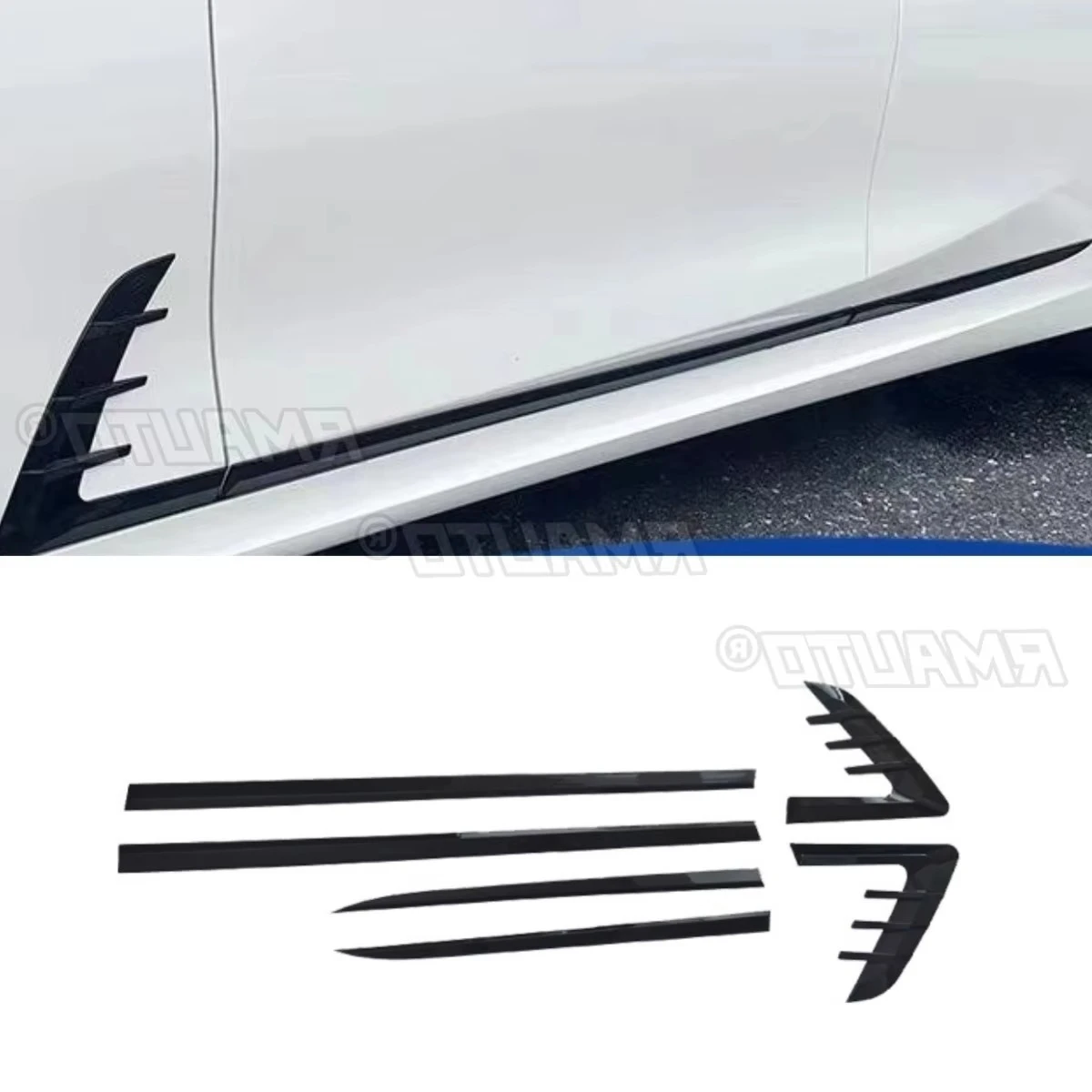 

Для BMW 3 серии G20 2019-2024 автомобильная боковая юбка, спойлер, расширение, диффузор, защита автомобиля, боковая юбка, сплиттер, фартук, автомобильные аксессуары