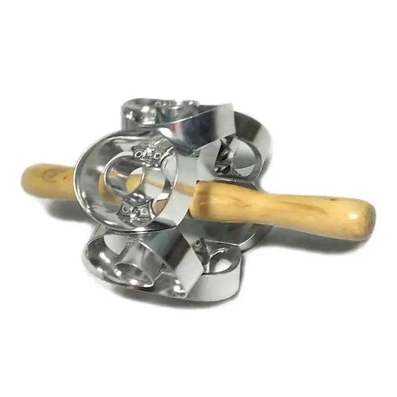 

ABHZ-Donut Mold, Donut Cookie Cutter, 6 Cavity Non-Stick Donut Cutter Cookie Mold, Professional Baking Dough Tools