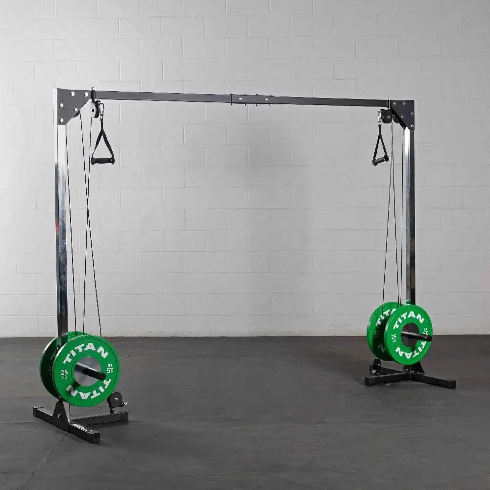 Titan Fitness Cable Crossover Machine for Weight Lifting and Bodybuilding