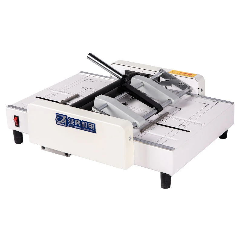 Quick-Print Dual-Head 4-Position A3/A4 Stapling and Folding Machine (Manual)