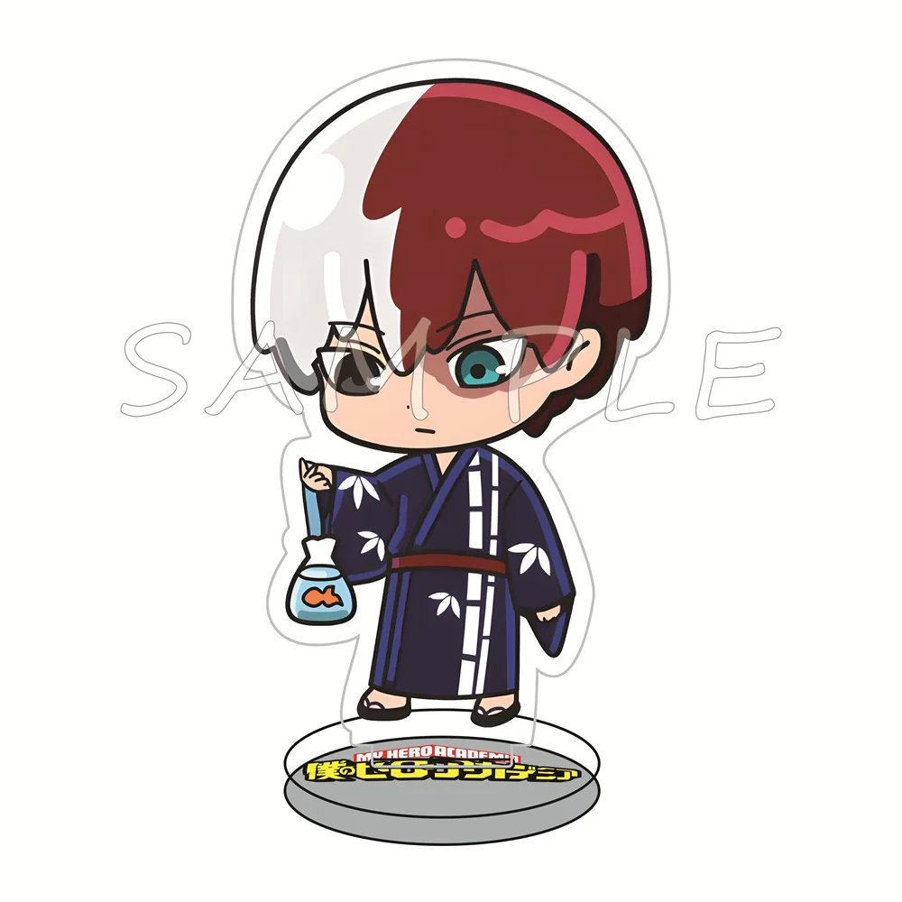 My Hero Academia 10cm Acrylic Stand Figures Keychain Izuku Midoriya Anime Desktop Tabletop Decor Otaku Fans Collectible Gift