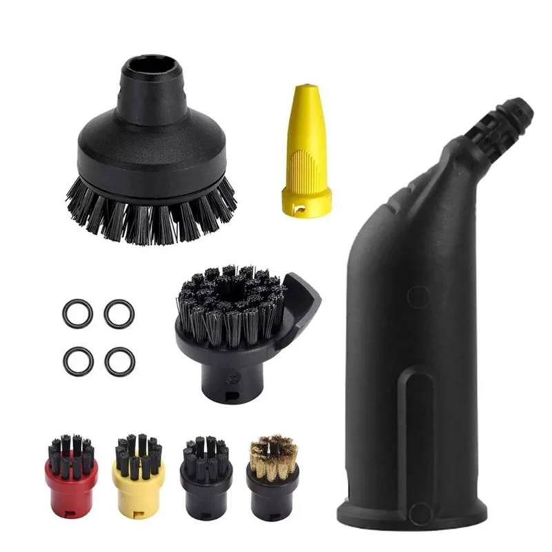 

【Favorite!】Steam Nozzle Accessories For Karcher SC Series Suitable For Karcher Steam Cleaners Includes Nozzle, Brush And Cloth