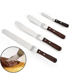 4/6/8/10 Inch Stainless Steel Cake Spatula Butter Cream Icing Frosting Knife Cream Spatula Kitchen Cake Decorating Tools