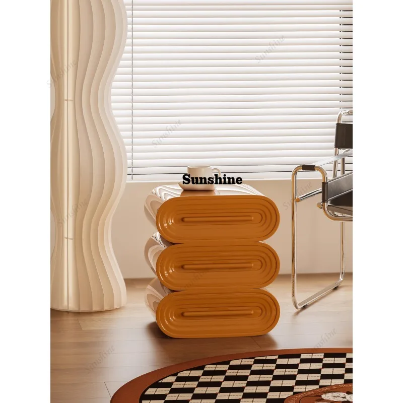 

Classic Three-layer Bucket Bedside Table Sofa Side Cabinet Ins Small Apartment Cabinet Light Luxury Cabinet