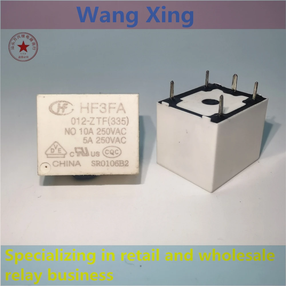 Relé eletromagnético do poder, 4 pinos, HF3FA, 012-HTF 335, 005-HTF 335