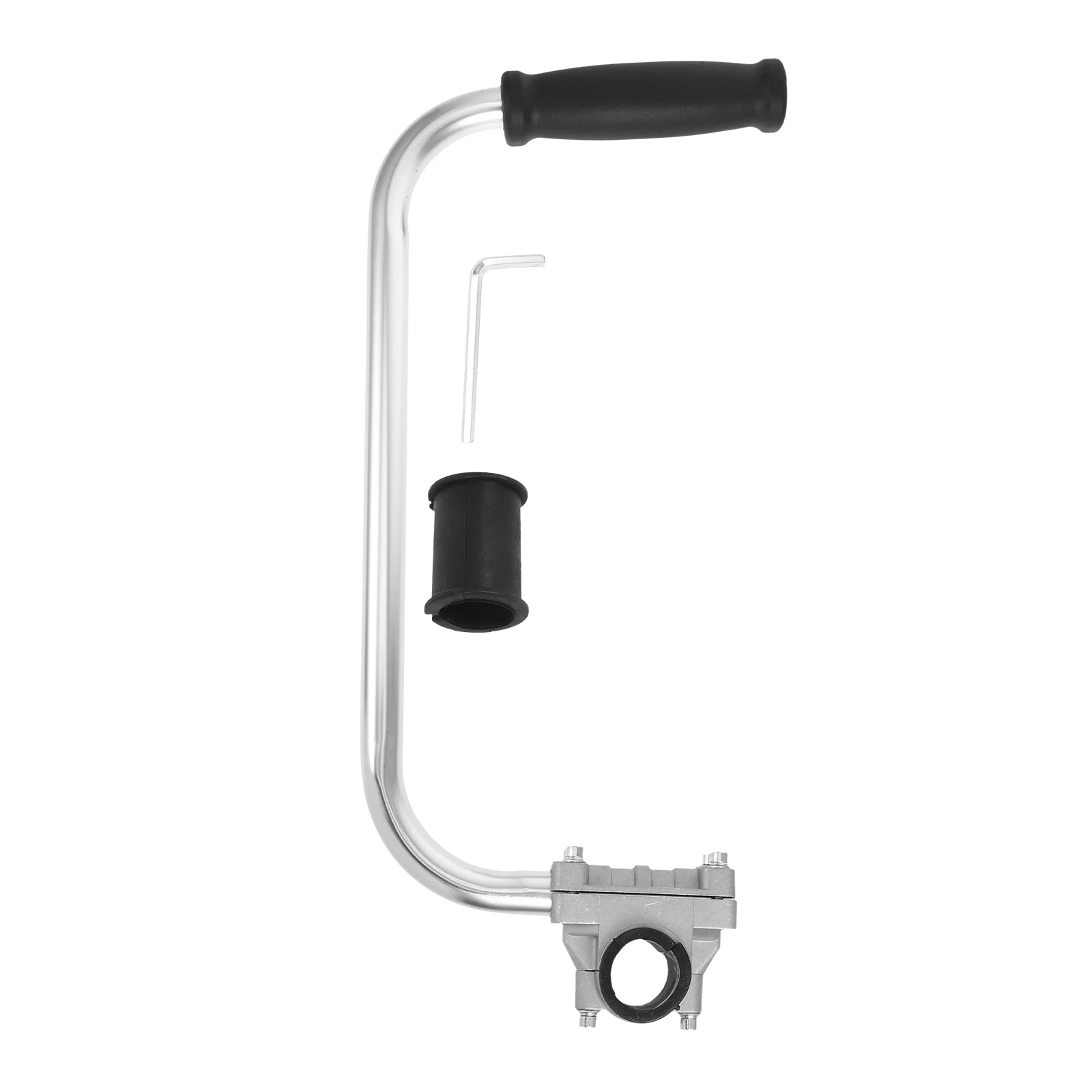 

Auxiliary Handle Universal Extension for Lawn Mower Trimmer Adjustable Stainless Steel Bracket Clamp Weed Moss Removal