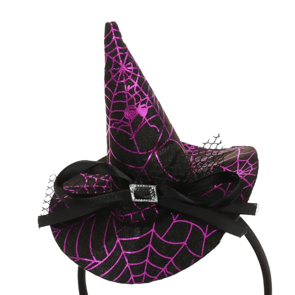 Novelty Pumpkin Witch Hat Cosplay Festival Skull Headband Decor Headwear Performance Props Party Hairband Halloween Headband