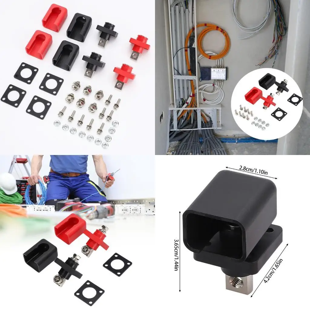 

R9UF Multipurpose Square Type 120A Brass Wiring Terminals for Craft Circuits and Industrial Equipment Easy Installation