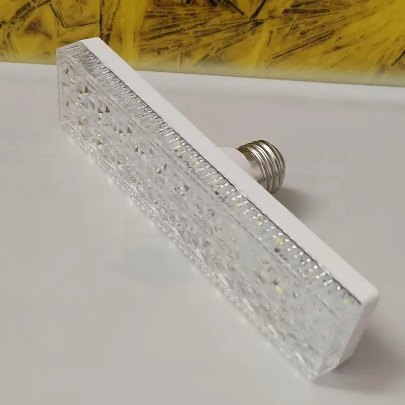 E27 LED Lamp Strip Tube Lighting AC220V 40/80W 6500K Bulbs Adjustable Direction 360° Indoor White Long Crystal Bulb