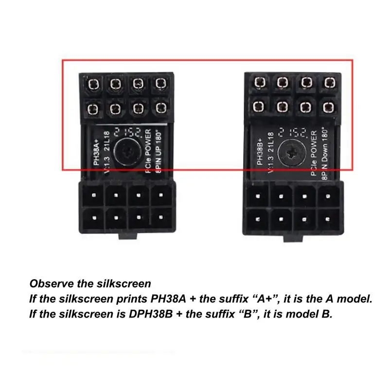 180 Degree GPU Angle Connector U Turn GPU 8P Angle Adapter Wear-Resistant GPU Adapter Metal GPU Connector For Daily Life Game