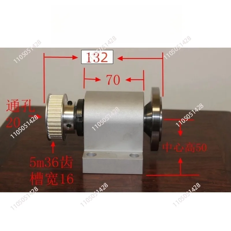 

High Strength Lathe Spindle for Precision Machining Lathe Headstock Assembly with Flange Heavy Duty Industrial Use