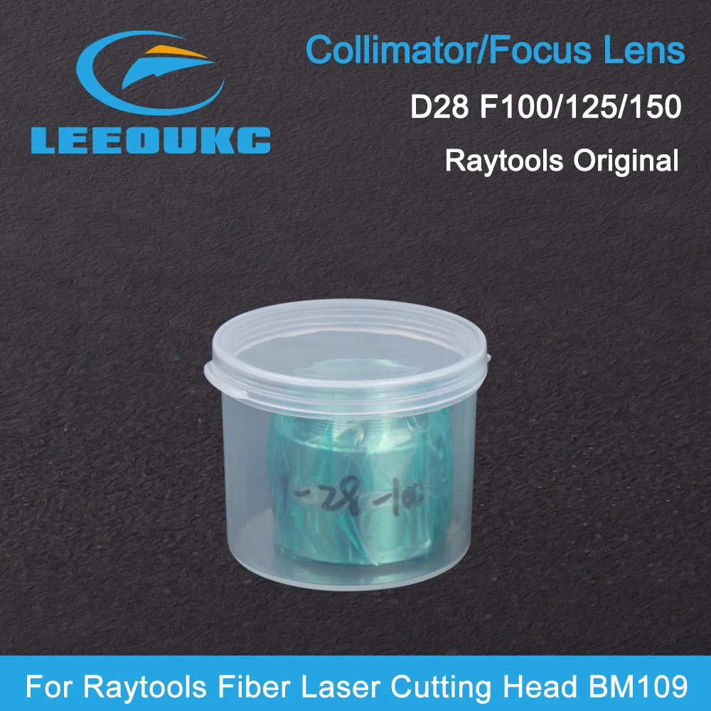 Raytools Original BM109 Collimator Focus Lens D28 F100/125/150 120AH0700A 120AH0800A for Raytools BM109 Laser Cutting Head