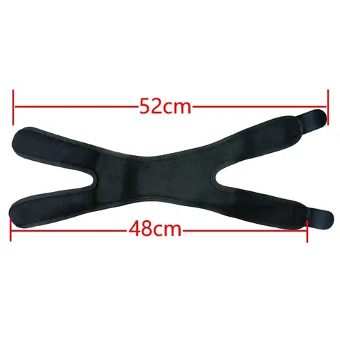 1 st trycksatt knäskydd ärm stöd bandage pad elastiska stöd knähål knäskydd säkerhet basket tennis cykling 8 best sales knäskydd - №7