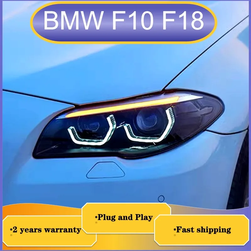 

Car Accessories for BMW F18 Headlights 2010-2016 BMW F10 Headlight 520i 525i 530i DRL Turn Signal Low High Beam Projector Lens