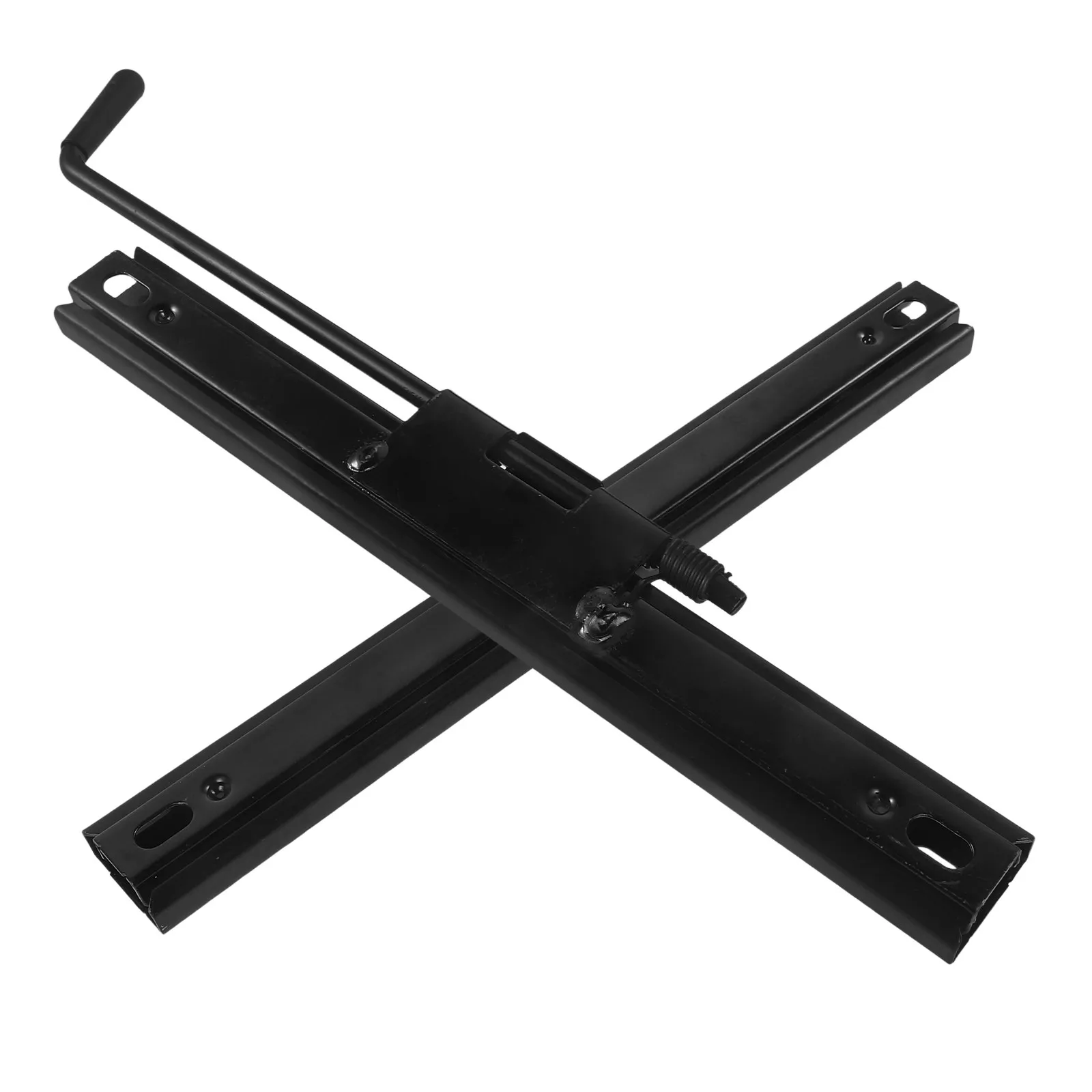 1Pair Universal Seat Slider Car Seat Bracket Replacement Track Adjustable Mounting Rail for Vehicle Bucket Seats Sliding System view 2