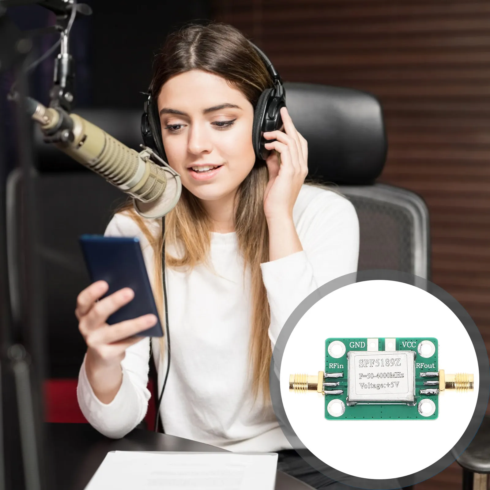 

Amplifier Low Noise Broadband 50-4000Mhz High Performance Module Stable Copper Plastic Construction Easy Install Signal