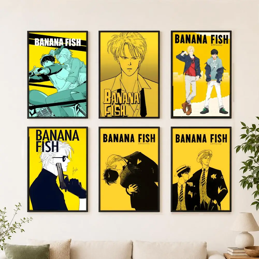 anime Banana Fish Poster Poster HD Printing Cozy and Warm Style for Home Decor for Living Room Bedrooms Gift Giving