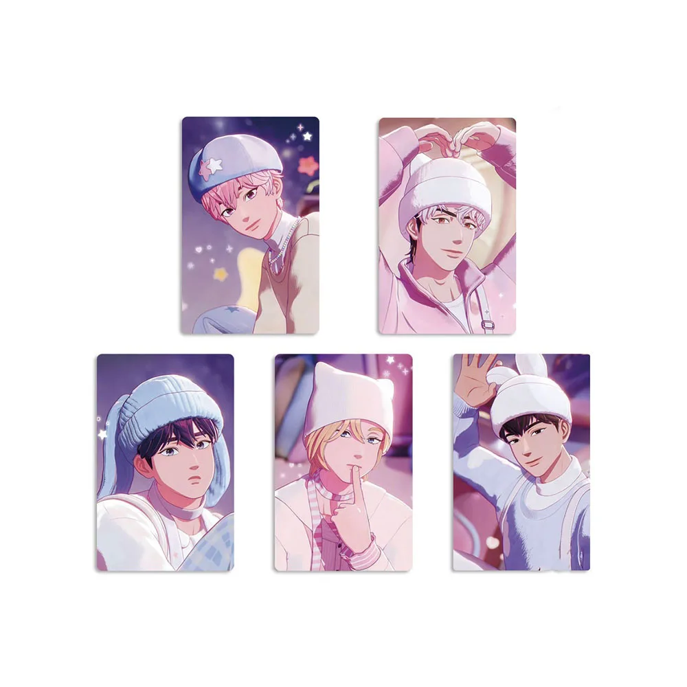 مجلة KPOP PLAVE 5/10 قطعة/المجموعة/مجموعة من بطاقات السيلفي نوح يجون هامين بطاقات صور لطيفة على الطراز الكوري بطاقات بريدية لمقتنيات أعياد الميلاد #2