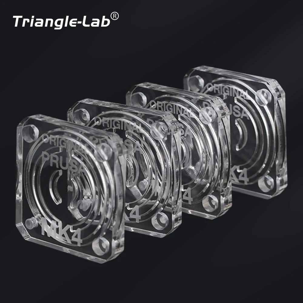 Trianglelab Transparent Gearbox Coverfor Prusa MK4  3D Printer Aesthetic transformation Acrylic Perspective Observation Window