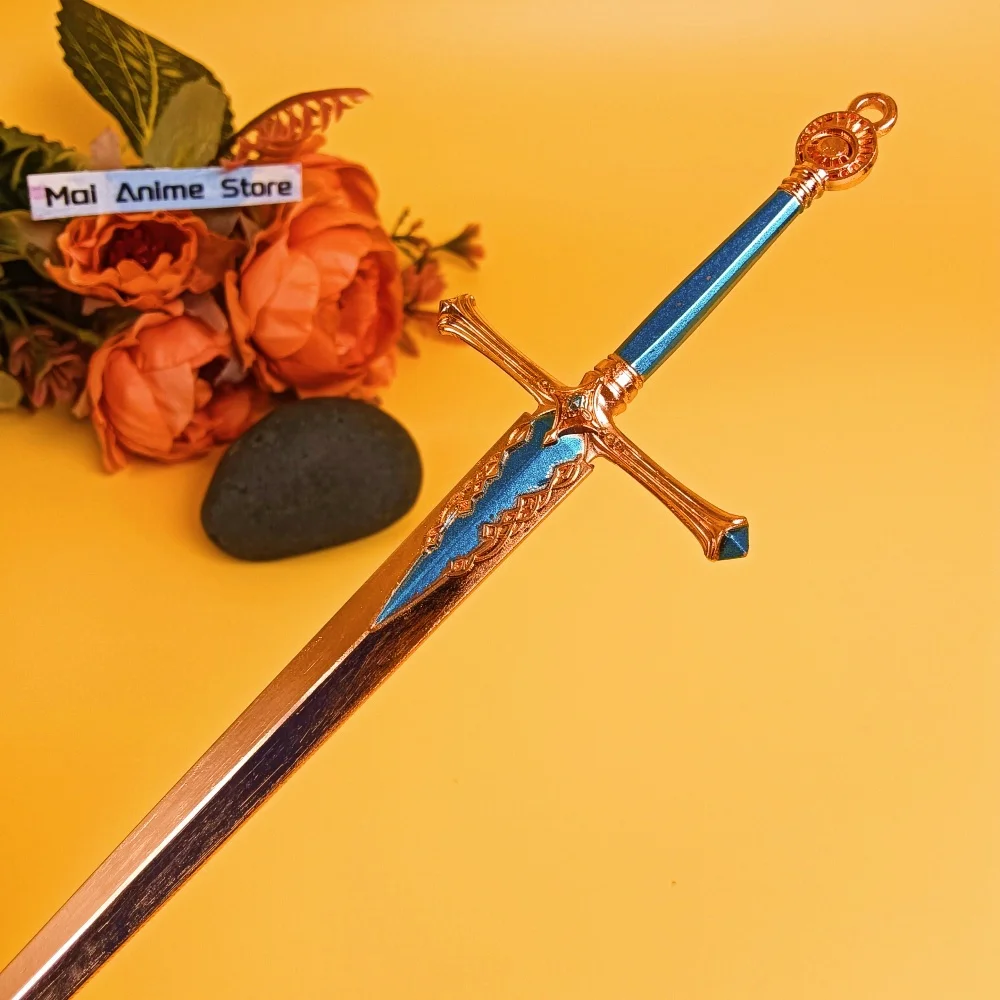 8.6 بوصة معدنية Elden كاتانا أنيمي النينجا سكين الأصلي الساموراي صابر الحديد السيف الحجم الحقيقي اليابانية كاتانا شفرة الصلب لعبة هدية #5