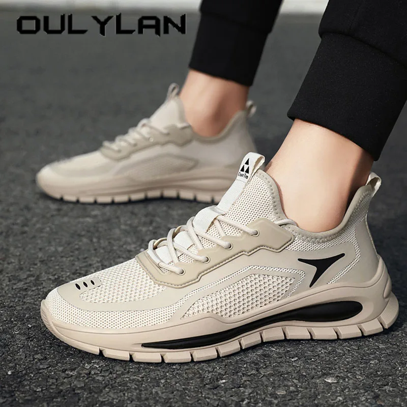 

Oulylan New Fashion Men's Sneakers Breathable Simple Versatile Sports Shoes Running Travel Hiking Shoe Four Seasons Casualshoes