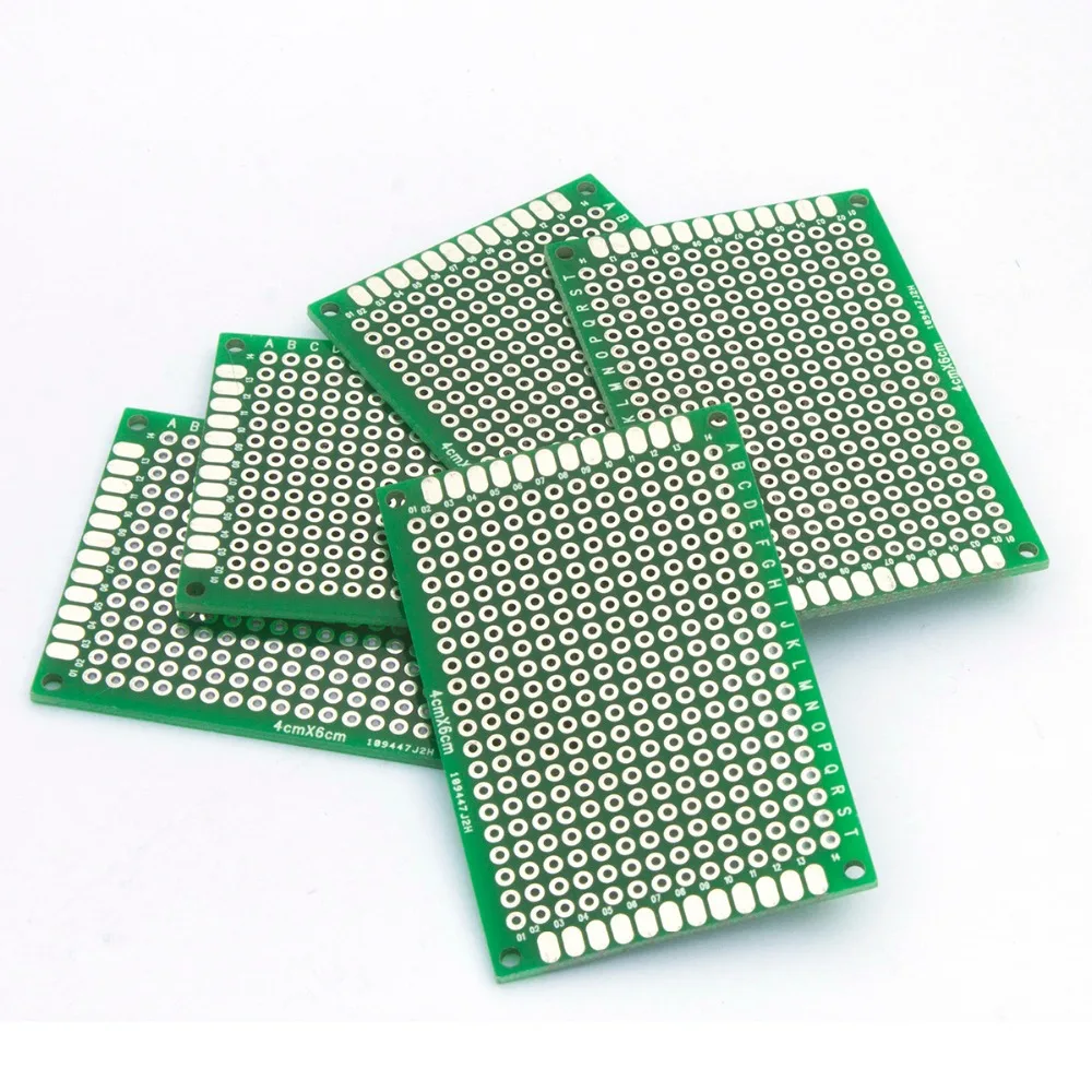 100pcs pcb Duplo Side Protótipo PCB diy Universal Placa De Circuito Impresso 4x6cm Venda quente