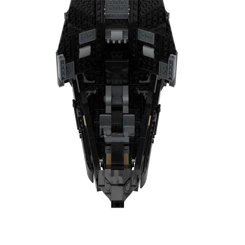 New 579Pcs Popular Space Technology Series Moc Dark Destroyer Model Custom Puzzle Diy Creative Ideas Kid Toy Birthday Gift