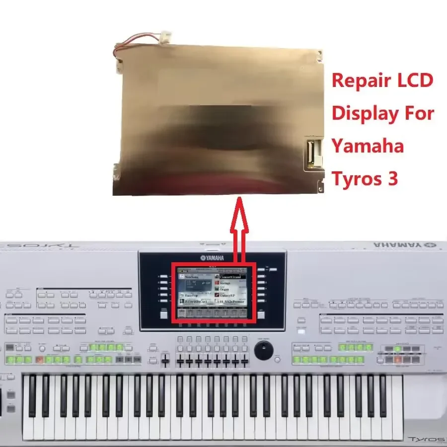 

7.5 inch LCD Matrix For Yamaha Tyros 3 Display Screen Repair