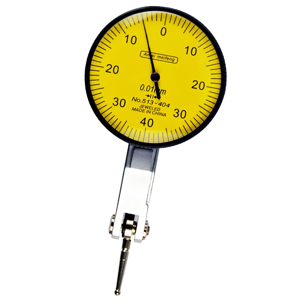 

Aluminum Alloy Industrial Dial Indicator Precision Lever Gauge Multi-Functional Scale Display Pointer 0-40mm Accurate Workpiece