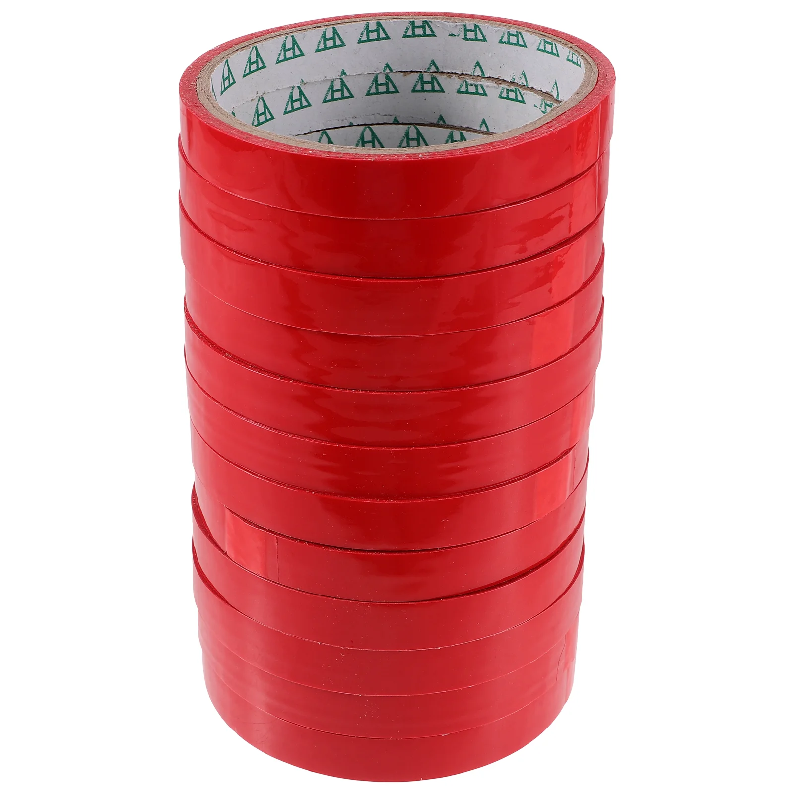 12 Pcs Packing Bag Tapes Pocket for Sealing Red Packaging Tying Refills