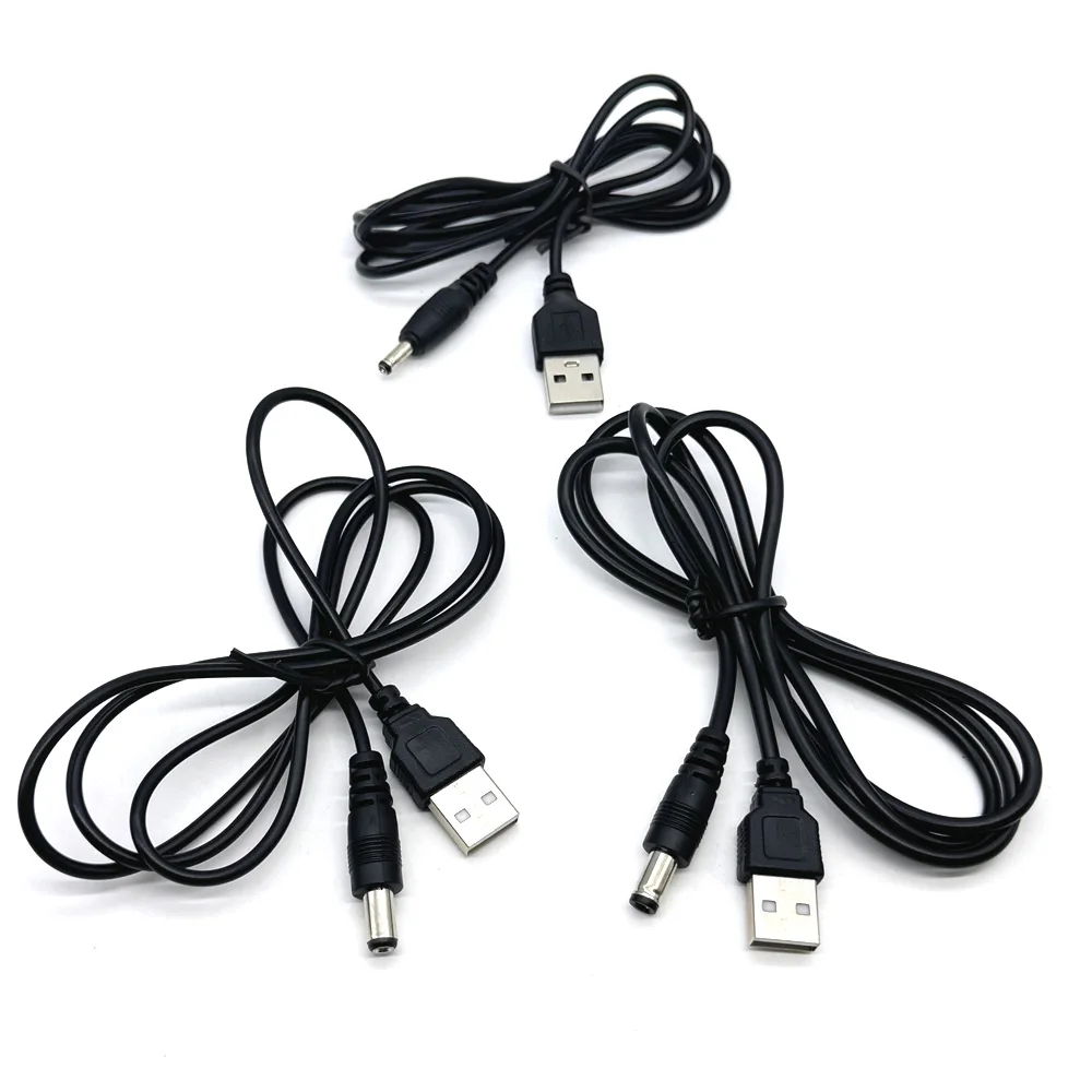1PCS USB Power Boost Line DC 5V Step UP Module USB Converter Adapter Cable 2.1X5.5MM 2.5X5.5MM 5521 5525 Plug