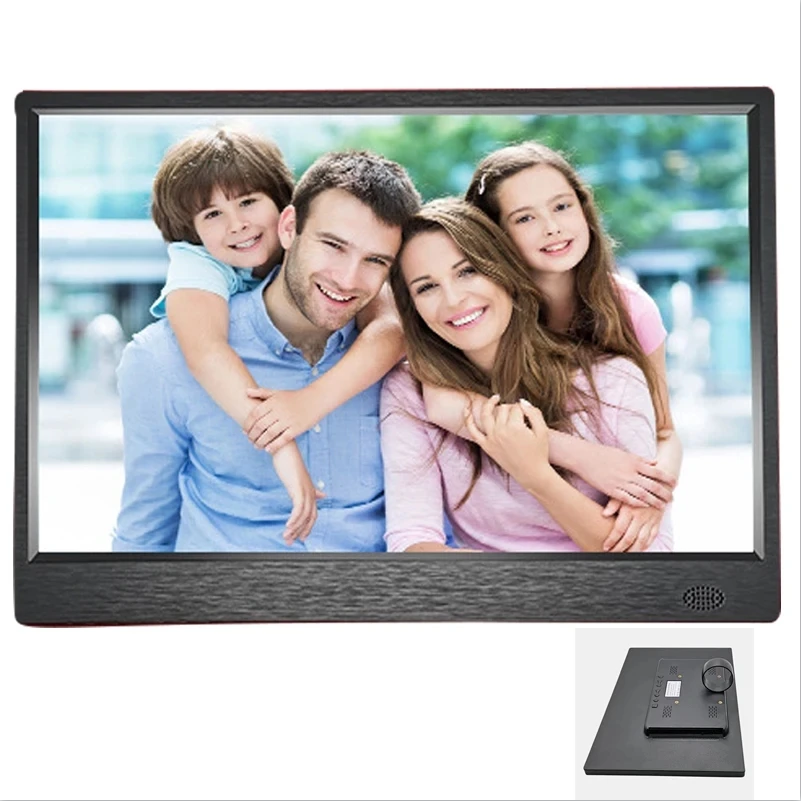 

14.1 Inch 1920 * 1080 / 16:9 IPS Digital Photo Frame Support SD and USB flash disk free shipping