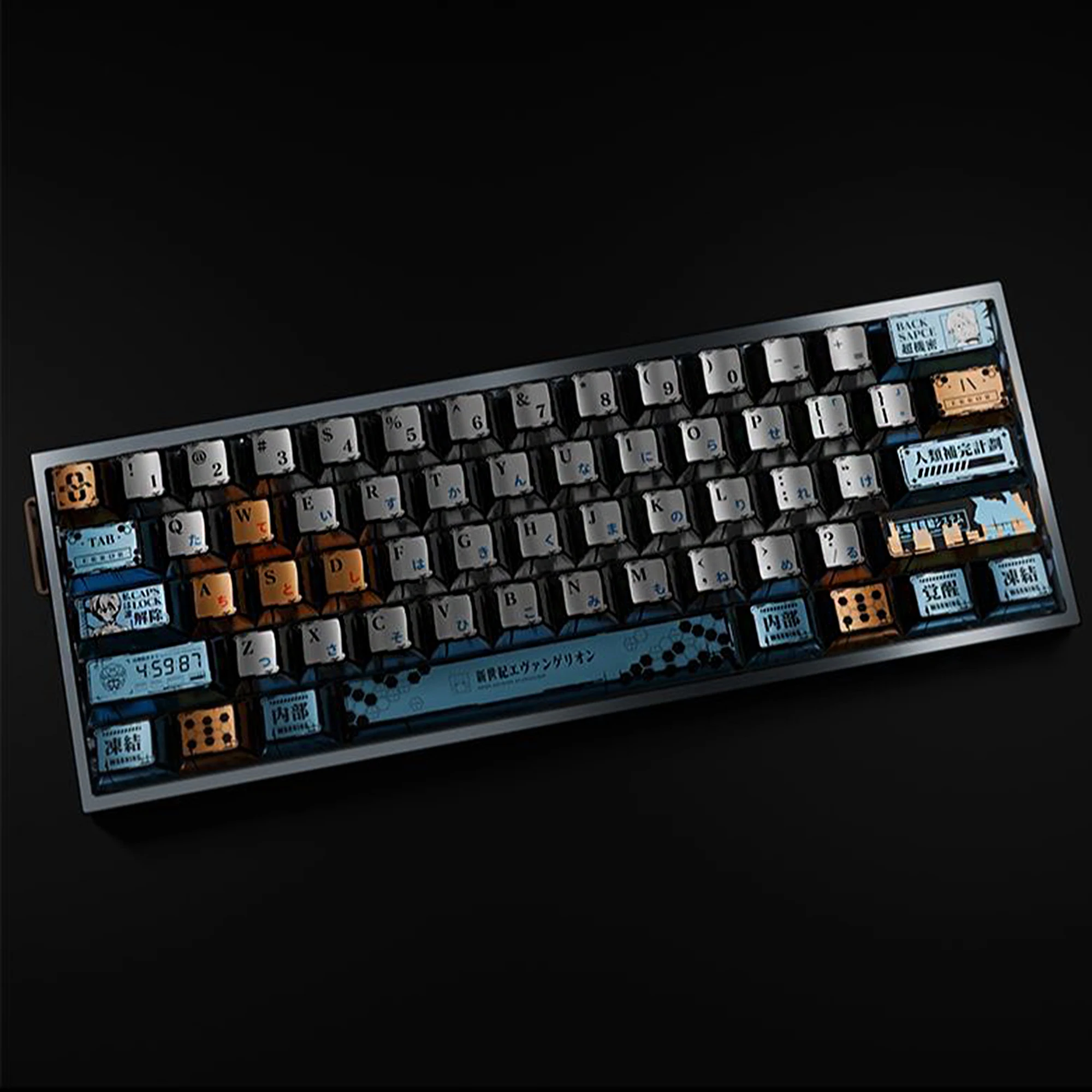 126 Key Retro Pearlescent Metallic PBT Key Caps Cherry Profile Dye Sub Wear-Resistant Keycaps for MX Gaming Mechanical Keyboard