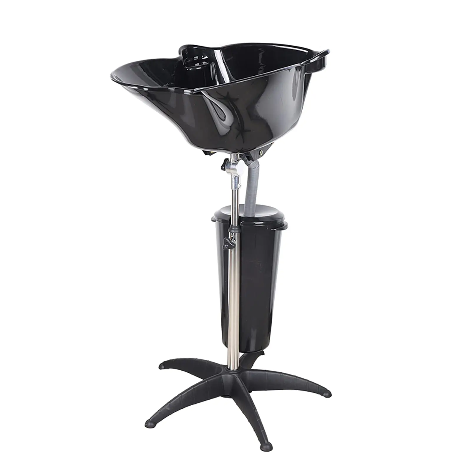 Раковина для мытья волос, портативная регулируемая по высоте раковина для глубокого шампуня для салона, миска для мытья волос со сливным шлангом для домашнего парикмахера Sh